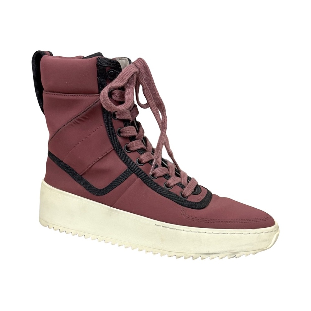 FEAR OF GOD
Burgundy Military High Top Sneakers Size 37